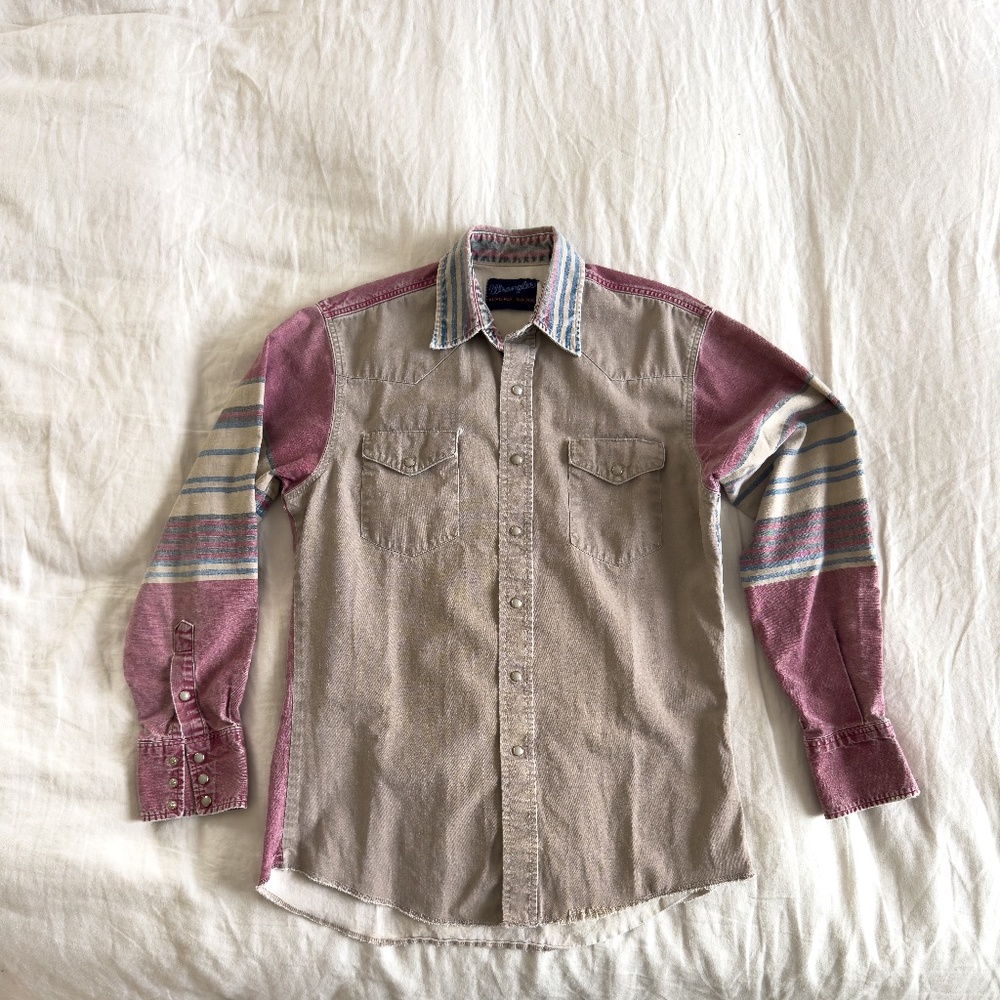 Vintage Wrangler Western Brushpopper Shirt